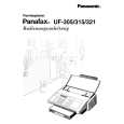 PANASONIC UF305 Manual de Usuario