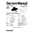 PANASONIC RX-DT707 Manual de Servicio