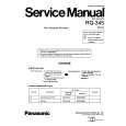 PANASONIC RQ-345 Manual de Servicio