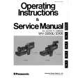 PANASONIC WV3300E Manual de Servicio