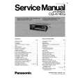 PANASONIC CQ474EG Manual de Servicio
