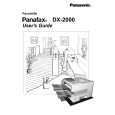 PANASONIC DX2000 Manual de Usuario