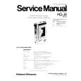 PANASONIC RQJ6 Manual de Servicio