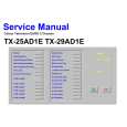PANASONIC TX29AD1E Manual de Servicio