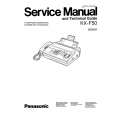 PANASONIC KXF50 Manual de Servicio