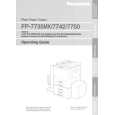 PANASONIC FP-7750 Manual de Usuario