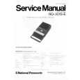 PANASONIC RQ301S/E Manual de Servicio