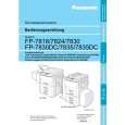 PANASONIC FP7830 Manual de Usuario