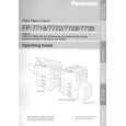 PANASONIC FP7718 Manual de Usuario