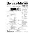 PANASONIC RSB11W Manual de Servicio