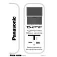 PANASONIC TX42PT12F Manual de Usuario