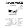 PANASONIC RS4 Manual de Servicio