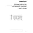PANASONIC PT-D3500U Manual de Usuario