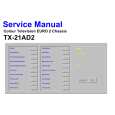 PANASONIC TX21AD2 Manual de Servicio
