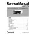 PANASONIC CQ874EG Manual de Servicio
