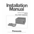 PANASONIC WJMX1000AK Manual de Usuario
