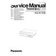 PANASONIC AG6730E Manual de Servicio