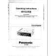 PANASONIC CQDF800W Manual de Usuario