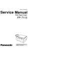 PANASONIC FP7113 Manual de Servicio