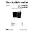 PANASONIC RF2800LBS Manual de Servicio