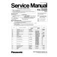 PANASONIC RXSA80 Manual de Servicio