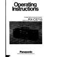PANASONIC RX-CS710 Manual de Usuario