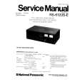 PANASONIC RS612USE Manual de Servicio