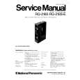 PANASONIC RQ218S/E Manual de Servicio
