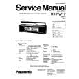 PANASONIC RXFW17 Manual de Servicio