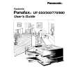 PANASONIC UF-550 Manual del propietario
