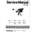 PANASONIC PK700 Manual de Servicio