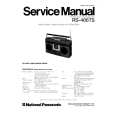 PANASONIC RS466TS Manual de Servicio