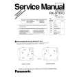 PANASONIC RXDT610 SUPPLEMENT Manual de Servicio