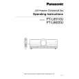 PANASONIC PTL6600U Manual de Usuario