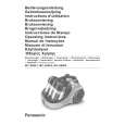PANASONIC MCE8005 Manual de Usuario
