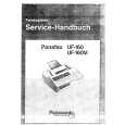 PANASONIC UF160/M Manual de Servicio