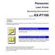 PANASONIC KXP7100 Manual de Usuario