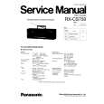 PANASONIC RXCS750 Manual de Servicio