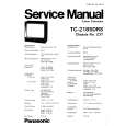 PANASONIC TC2185DRS Manual de Servicio