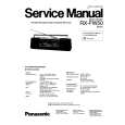 PANASONIC RXFW50 Manual de Servicio