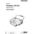 PANASONIC UF321 Manual de Usuario