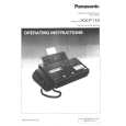 PANASONIC KXF110 Manual de Usuario