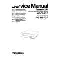 PANASONIC AG6040E Manual de Servicio