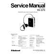 PANASONIC RXS70 Manual de Servicio