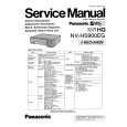 PANASONIC NVHS900EG Manual de Servicio