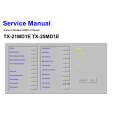 PANASONIC TX21MD1E Manual de Servicio