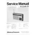 PANASONIC R224R/W Manual de Servicio