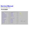 PANASONIC TX21AD2F Manual de Servicio