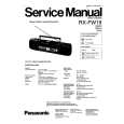 PANASONIC RXFW18 Manual de Servicio