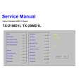 PANASONIC TX21MD1L Manual de Servicio